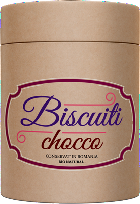 Biscuiti cu ciocolata conservati