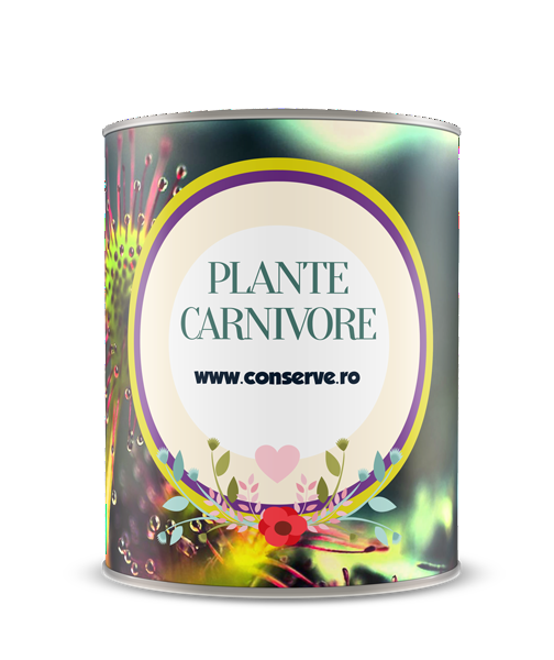 Conserva cu plante carnivore conservate
