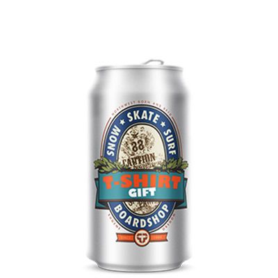 Tricou conservat in doza de bere de 0,33L