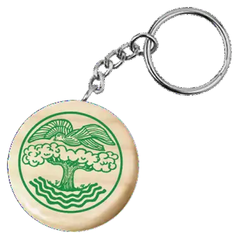 Breloc din lemn personalizat