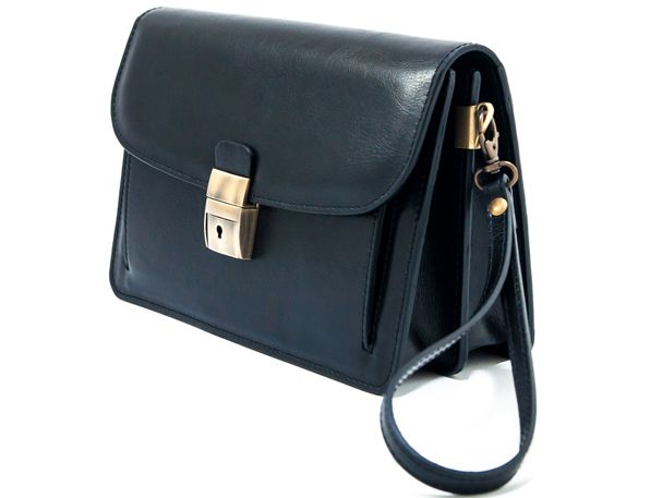 Borseta piele naturala cu bareta